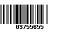 Código de Barras 03755655