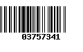 Código de Barras 03757341