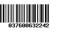 Código de Barras 037600632242