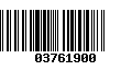 Código de Barras 03761900