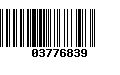 Código de Barras 03776839