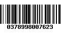 Código de Barras 0378998007623