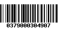 Código de Barras 0379000304907