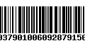 Código de Barras 037901006092879150