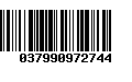 Código de Barras 037990972744