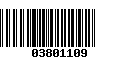 Código de Barras 03801109