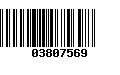 Código de Barras 03807569