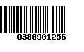 Código de Barras 0380901256