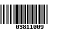 Código de Barras 03811009