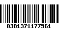Código de Barras 0381371177561