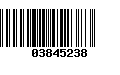 Código de Barras 03845238