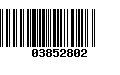 Código de Barras 03852802