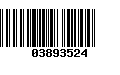 Código de Barras 03893524