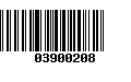 Código de Barras 03900208