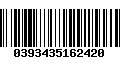 Código de Barras 0393435162420