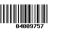 Código de Barras 04009757