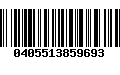 Código de Barras 0405513859693