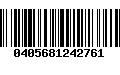 Código de Barras 0405681242761