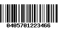 Código de Barras 0405701223466