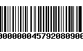 Código de Barras 0405714000000004579208090000000062