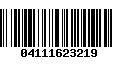 Código de Barras 04111623219