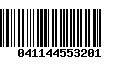 Código de Barras 041144553201