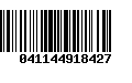Código de Barras 041144918427