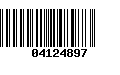 Código de Barras 04124897