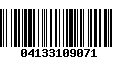 Código de Barras 04133109071