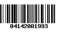 Código de Barras 04142001993