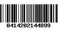 Código de Barras 0414202144899