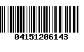 Código de Barras 04151206143