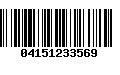 Código de Barras 04151233569