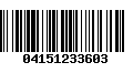 Código de Barras 04151233603