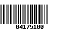 Código de Barras 04175100