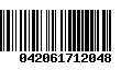 Código de Barras 042061712048