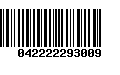 Código de Barras 042222293009