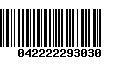 Código de Barras 042222293030