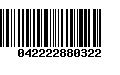 Código de Barras 042222880322