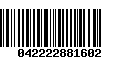 Código de Barras 042222881602