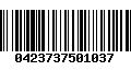 Código de Barras 0423737501037