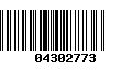 Código de Barras 04302773