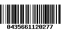 Código de Barras 0435661120277