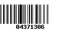 Código de Barras 04371306