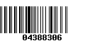 Código de Barras 04388306