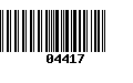 Código de Barras 04417