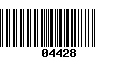 Código de Barras 04428