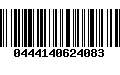 Código de Barras 0444140624083