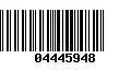 Código de Barras 04445948