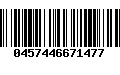 Código de Barras 0457446671477